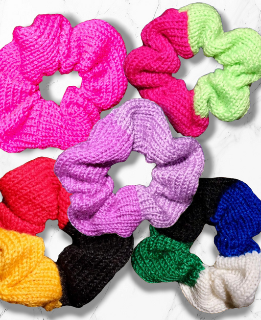 3-pack Knit Scrunchie Bundle
