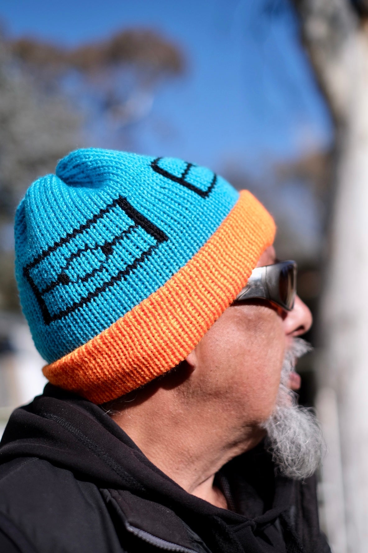 Blue Chunky Knit Beanie - MADE TO ORDER